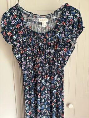 APRICOT Floral Dress